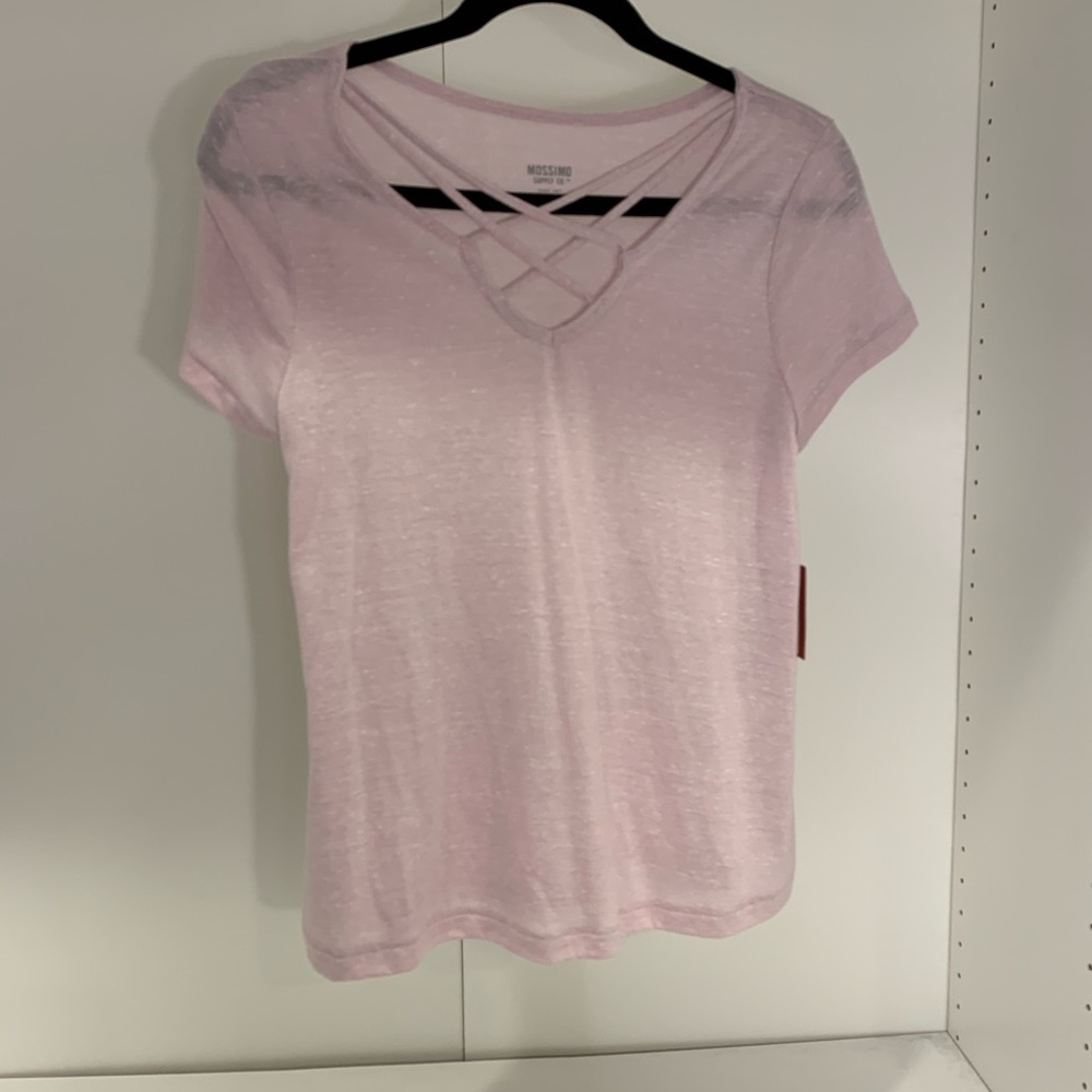 Light pink short tee
